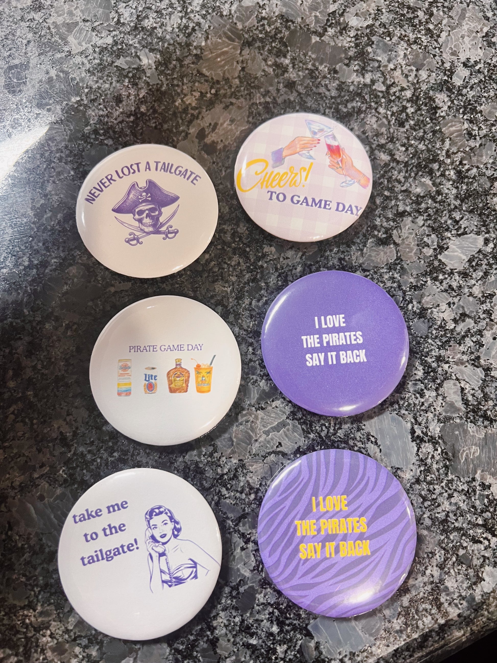 Game Day Pins