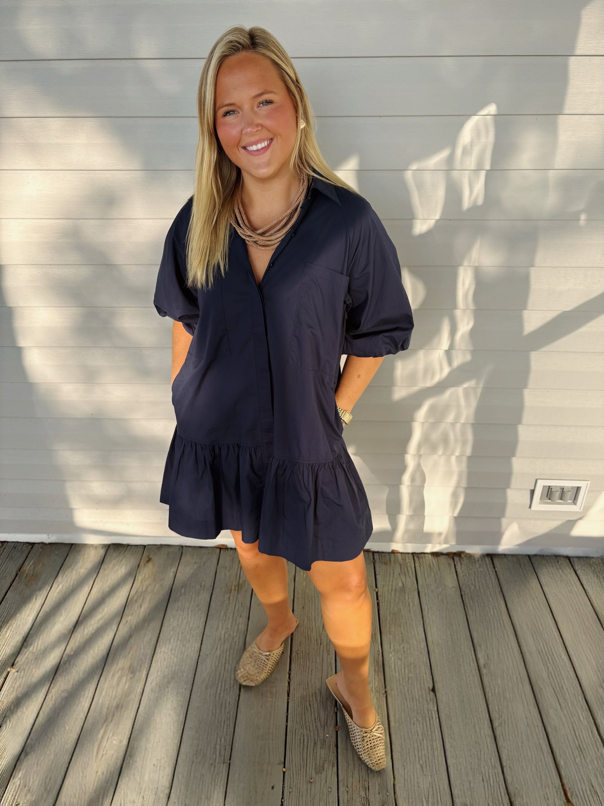 Fall Blues Dress