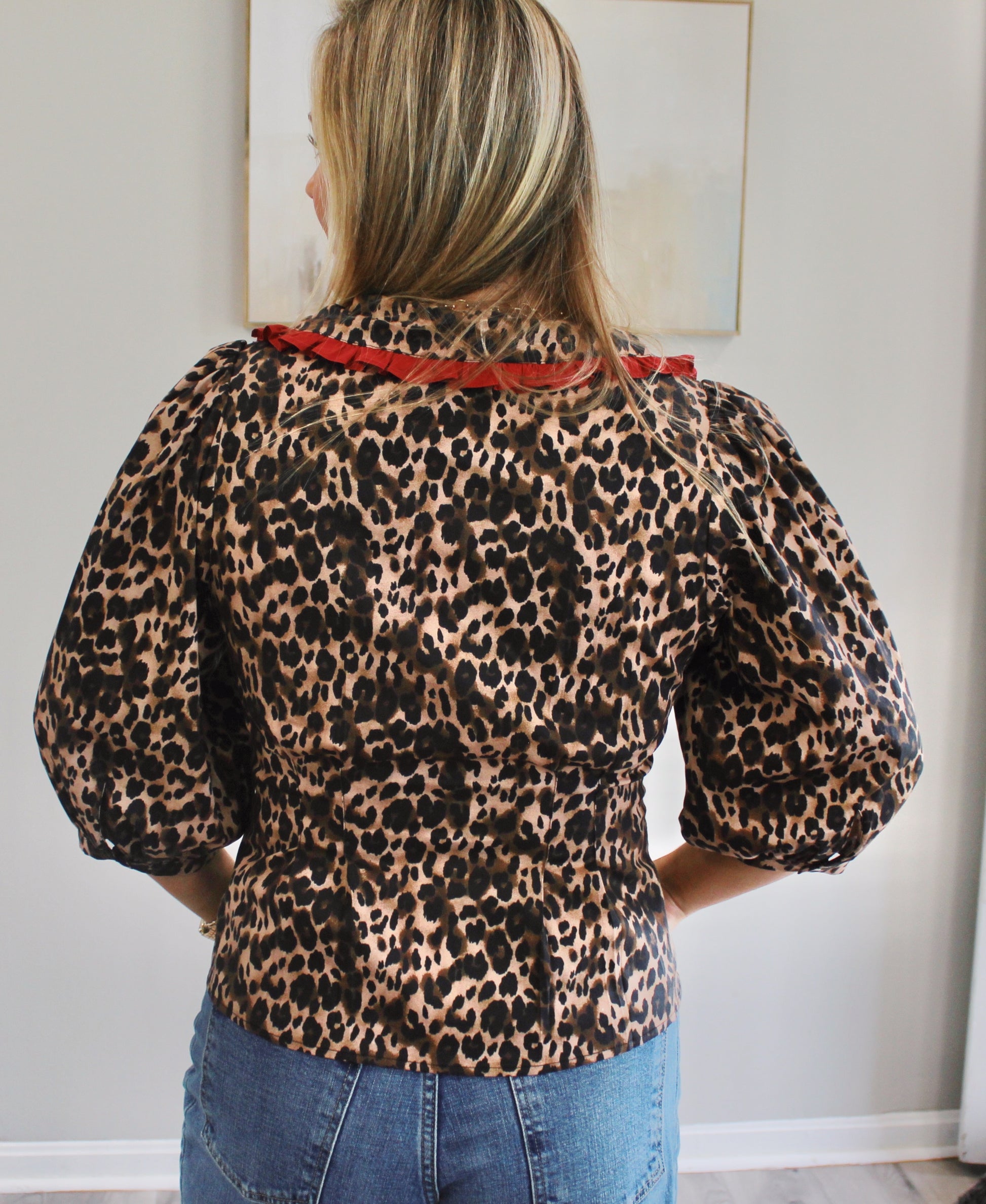 Wild In Red Blouse