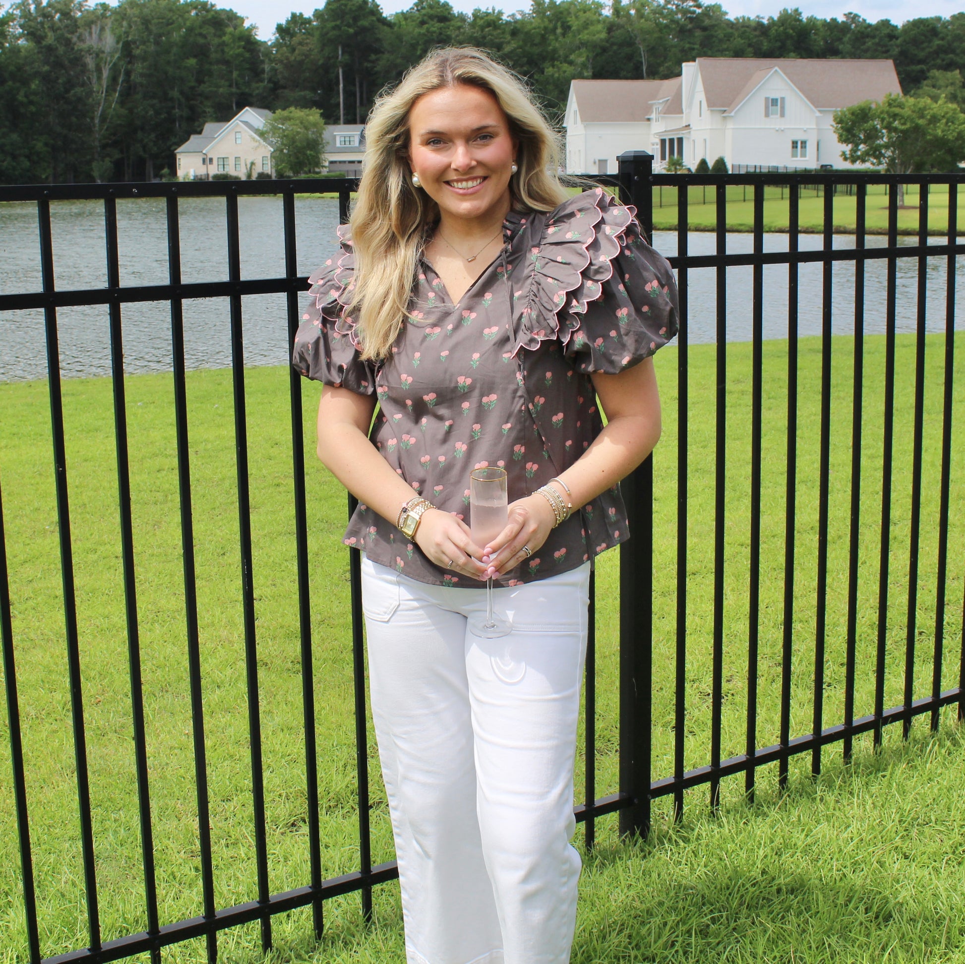 Ruffle Puff Blouse