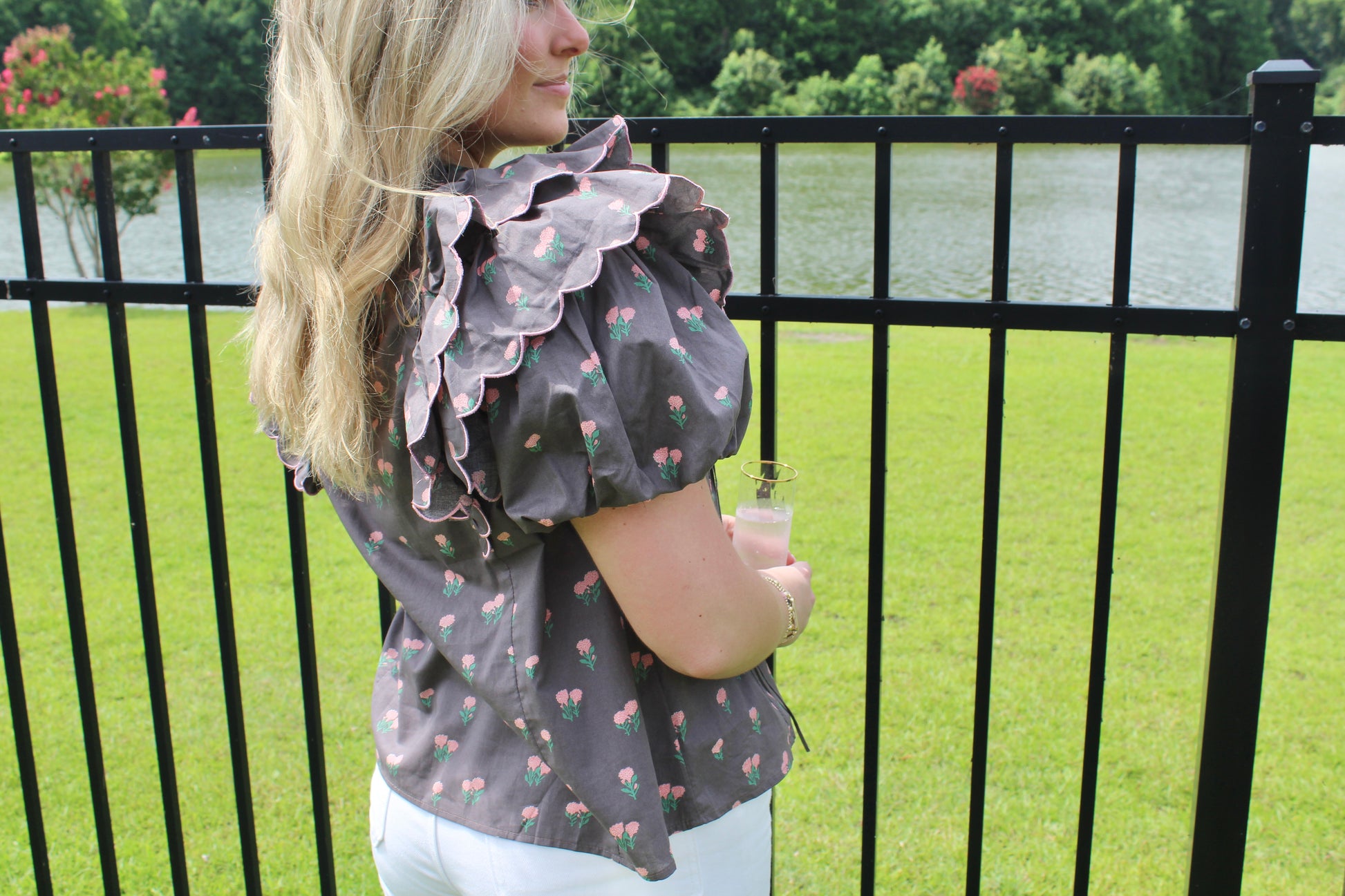 Ruffle Puff Blouse