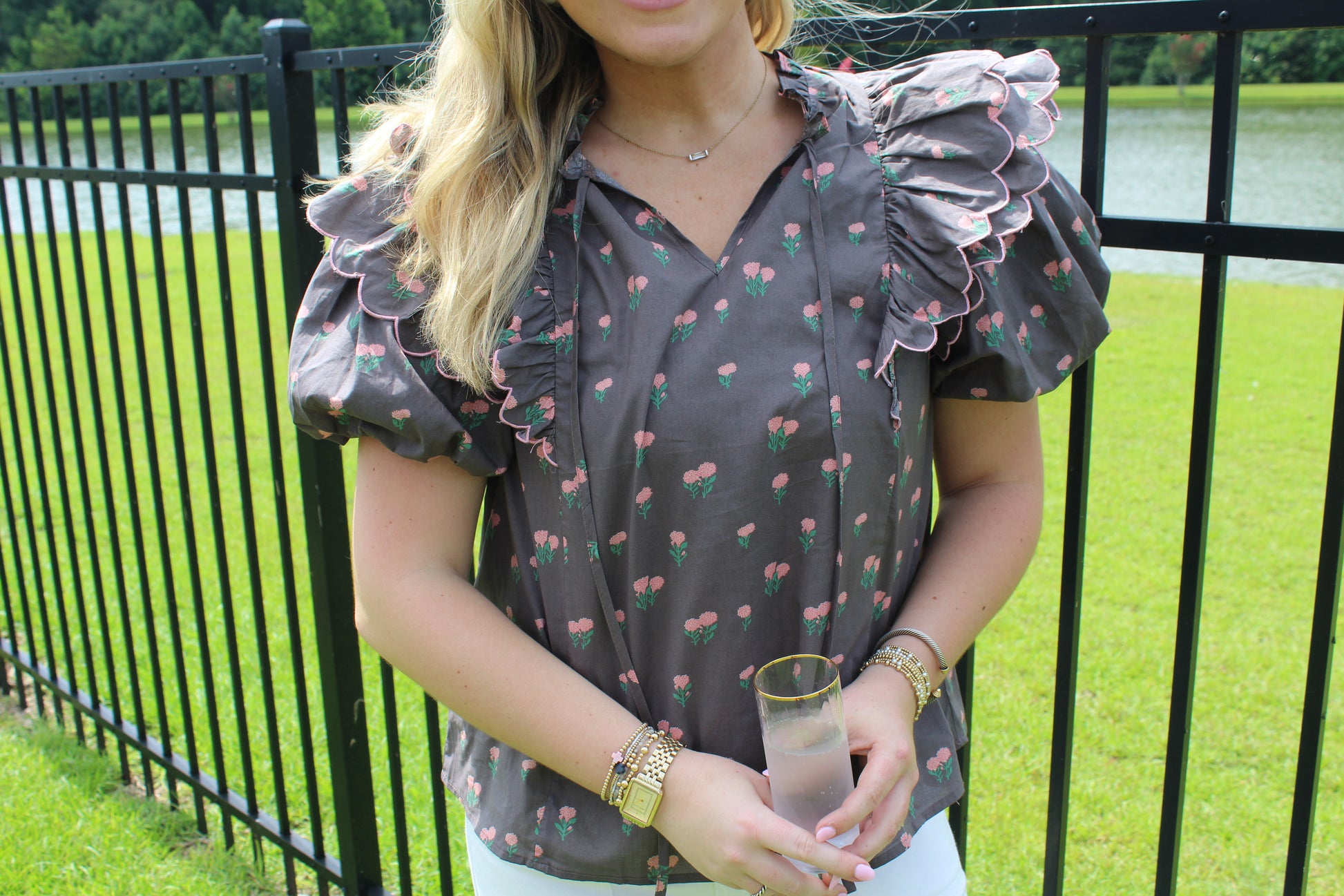 Ruffle Puff Blouse