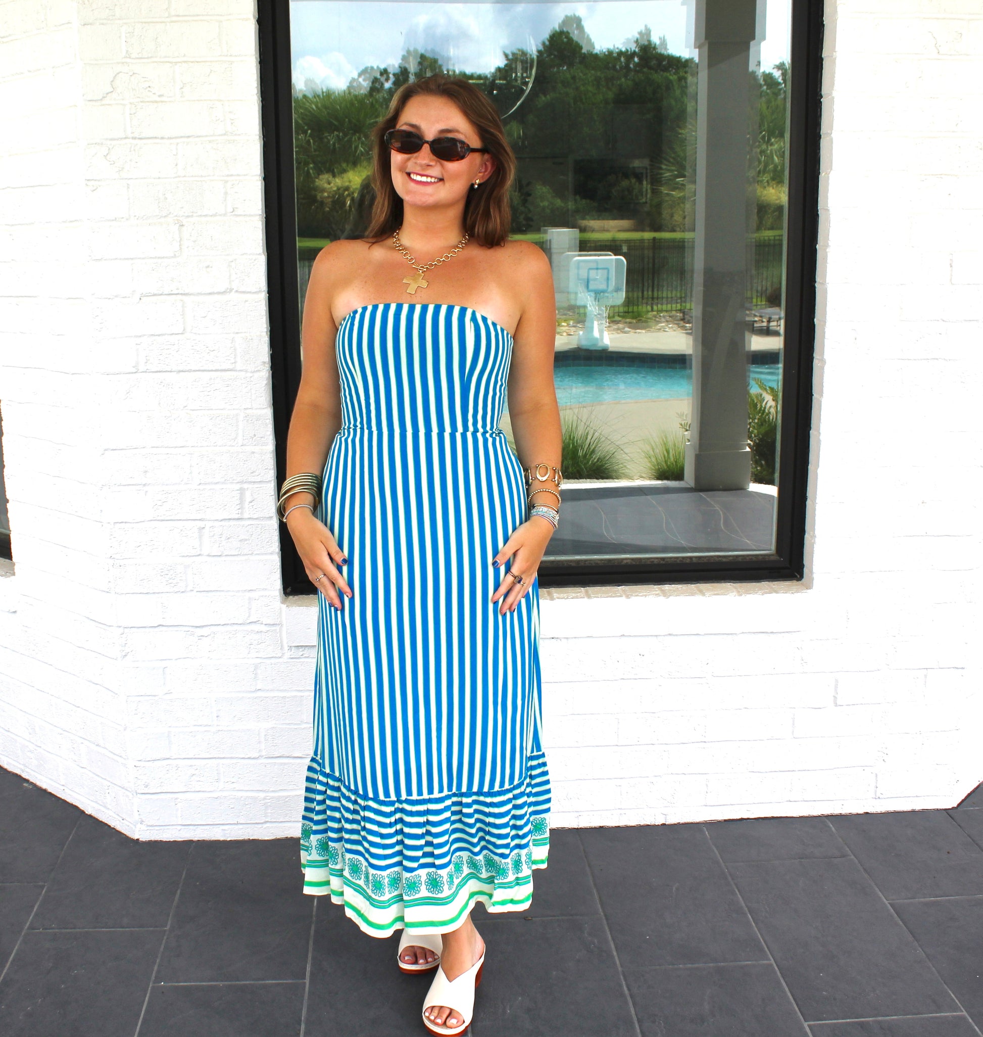 Seli Stripe Dress