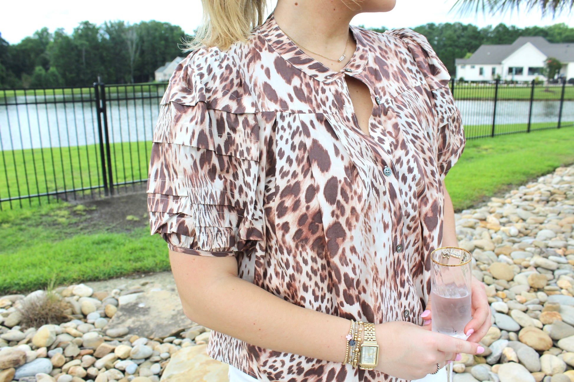 Love and Leopard Blouse
