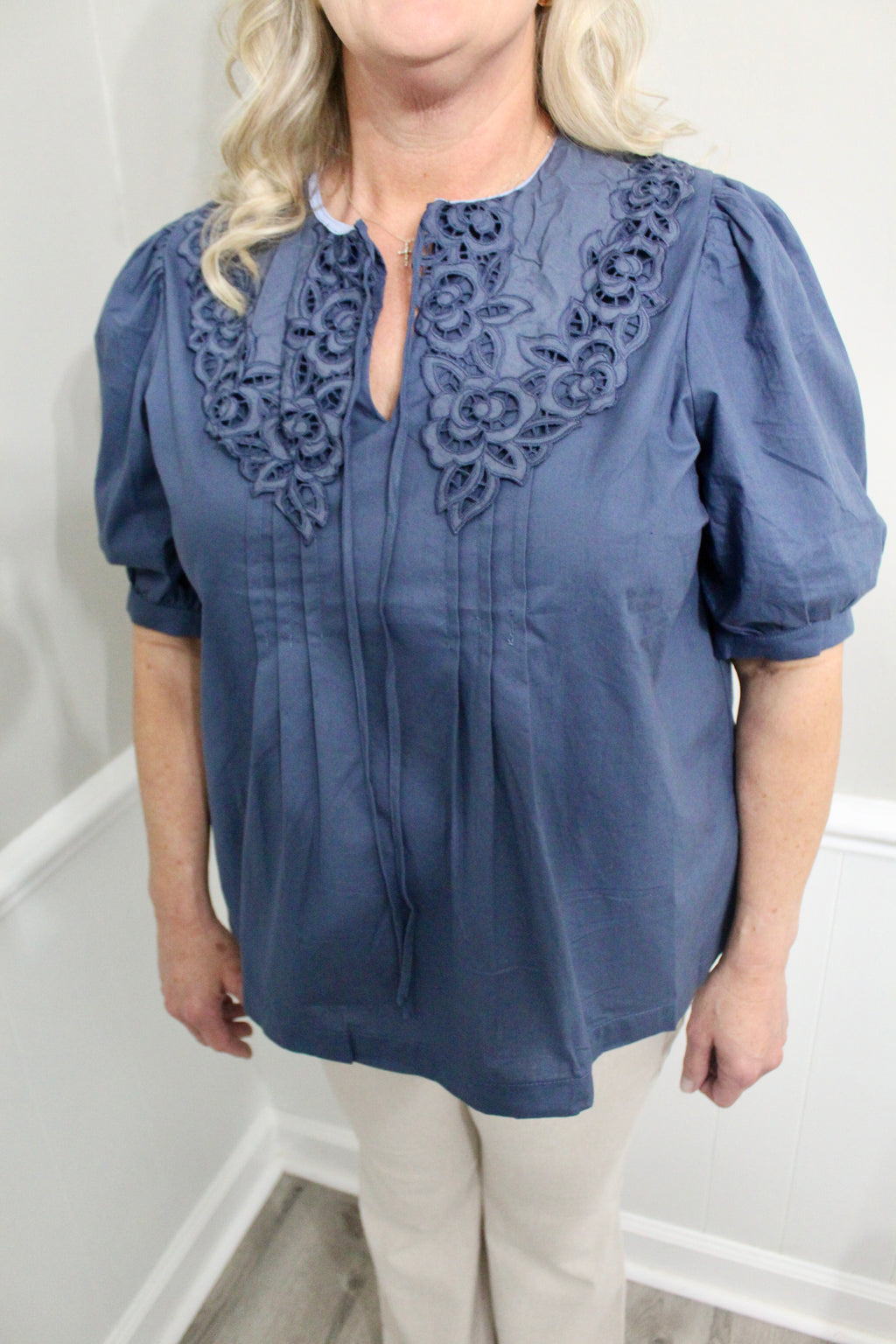 Navy Nights Blouse