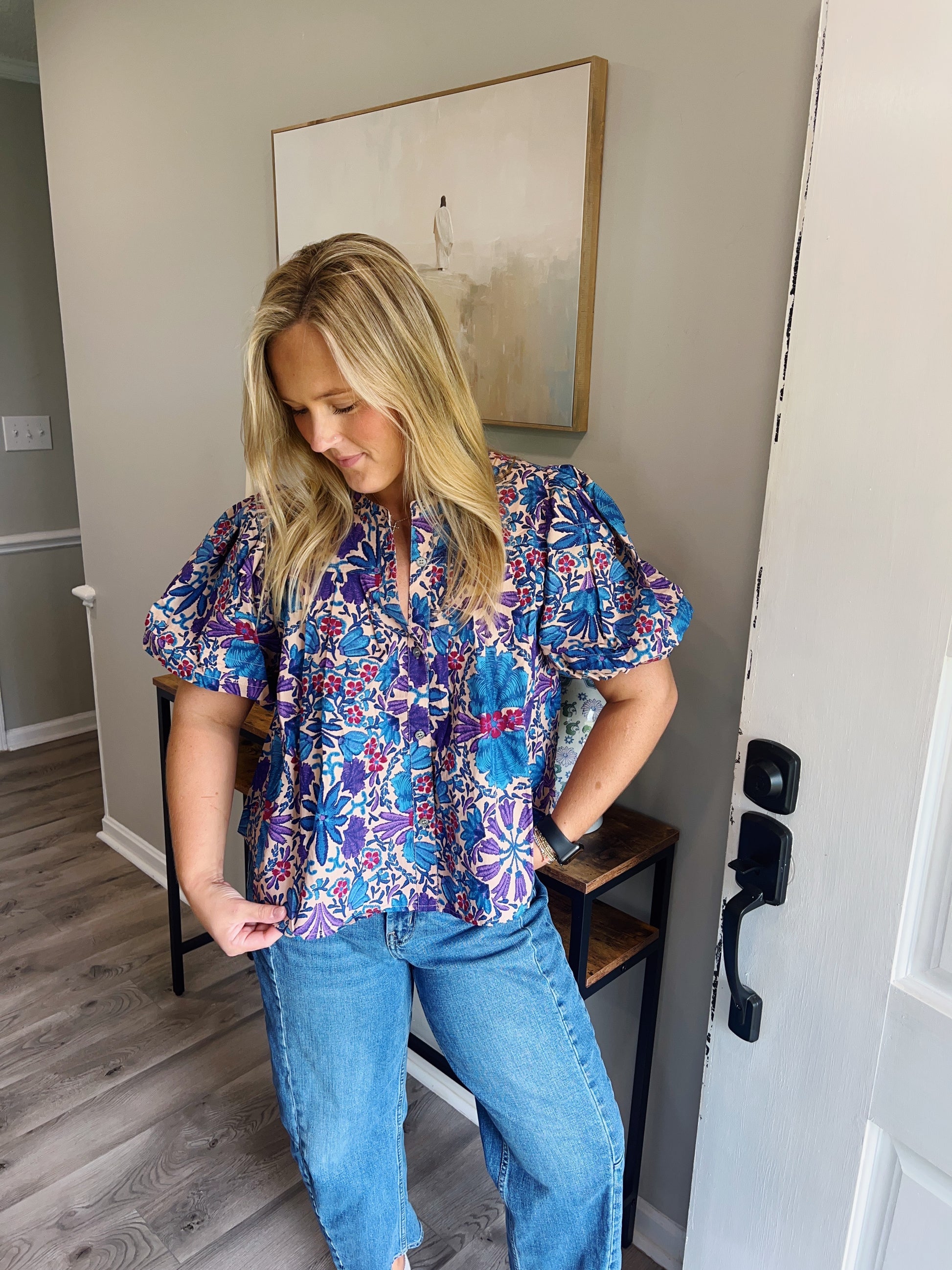 Funky Flowers Blouse