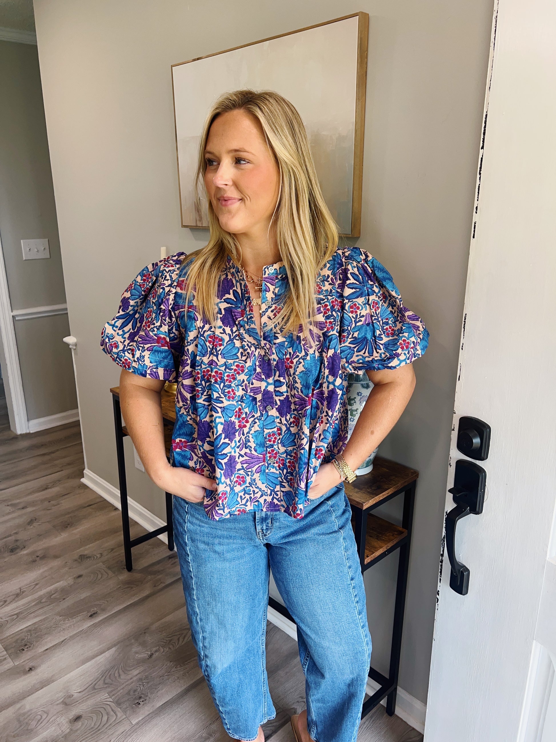 Funky Flowers Blouse